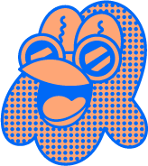 Simplified logo that brings users back top the top of the page
